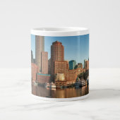 Boston-Skyline Jumbo-Tasse (Vorderseite)