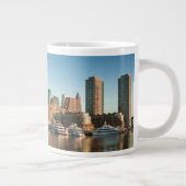 Boston-Skyline Jumbo-Tasse (Rechts)