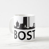 Boston-Skyline Kaffeetasse (Vorderseite Links)