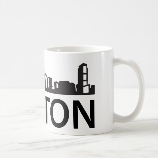 Boston-Skyline Kaffeetasse (Rechts)