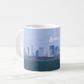 Boston-Skyline Kaffeetasse (Vorderseite Links)