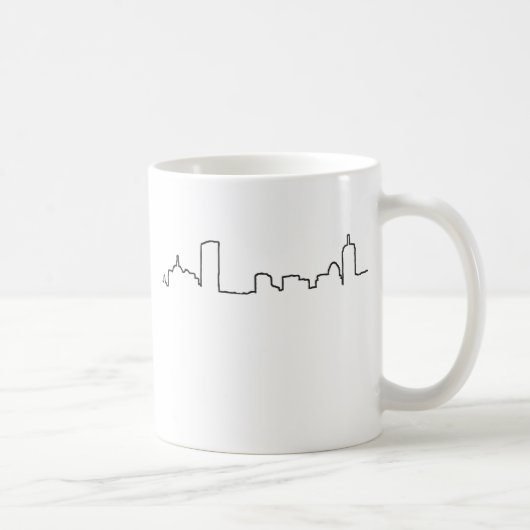 Boston - Skyline Kaffeetasse (Rechts)