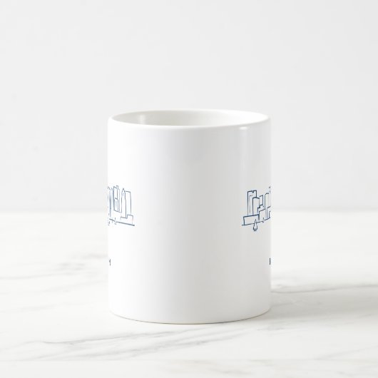 Boston-Skyline Kaffeetasse (Mittel)