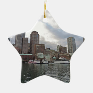 Boston-Skyline Keramik Ornament