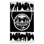 Boston Skyline Kleine Geschenktüte (Rückseite)