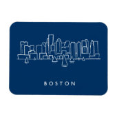 Boston Skyline Magnet (Horizontal)
