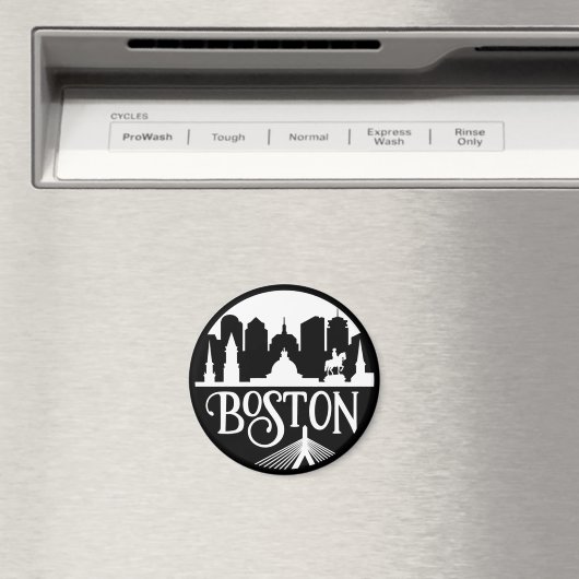Boston Skyline Magnet (In Situ (Geschirrspüler))