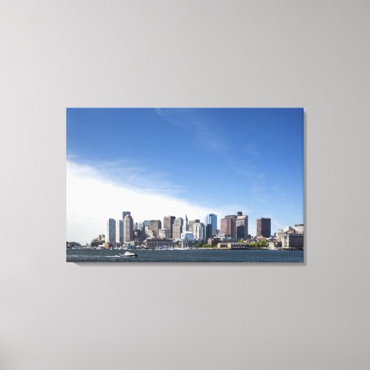 Boston Skyline, Massachusetts Leinwanddruck (Vorderseite)