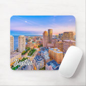 Boston Skyline, Massachusetts, USA Mousepad (Mit Mouse)
