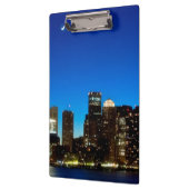 Boston-Skyline mit Mond Klemmbrett (Links)