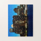 Boston-Skyline mit Mond Puzzle (Vertikal)