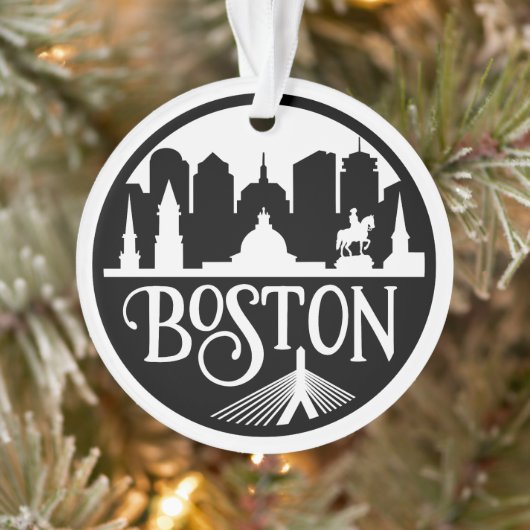 Boston Skyline Ornament (Baum)