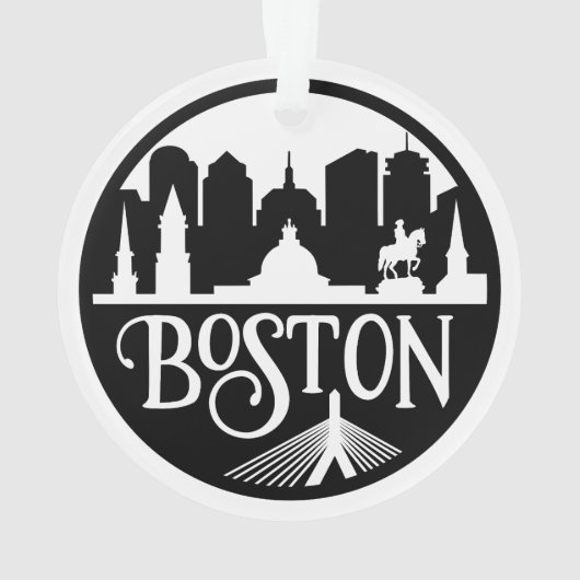 Boston Skyline Ornament (Rückseite)