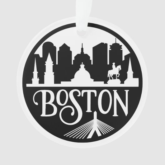 Boston Skyline Ornament (Vorderseite)