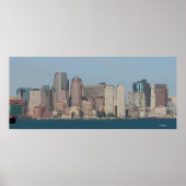 Boston Skyline Poster (Vorne)