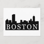 Boston Skyline Postkarte (Vorderseite)