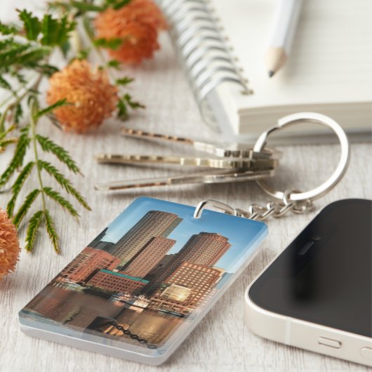Boston-Skyline Schlüsselanhänger (Vorderseite rechts)