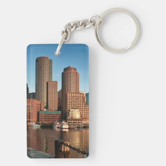 Boston-Skyline Schlüsselanhänger (Rückseite)