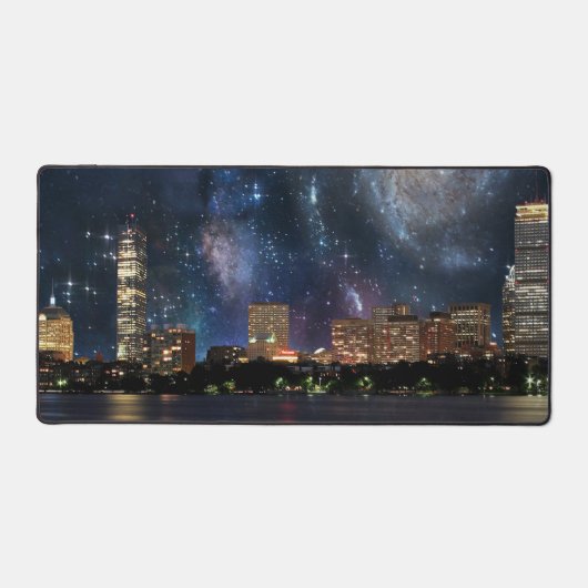 Boston Skyline Schreibtischunterlage (Vorderseite)