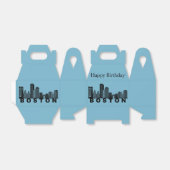 Boston Skyline Silhouette  Geschenkschachtel (Ungefaltet)