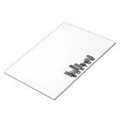 Boston Skyline Silhouette Notizblock (angewinkelt)