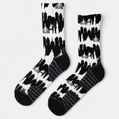 Boston Skyline Stripe Socken (Links)