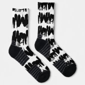 Boston Skyline Stripe Socken (Rechts)