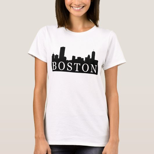 Boston-Skyline T-Shirt (Vorderseite)