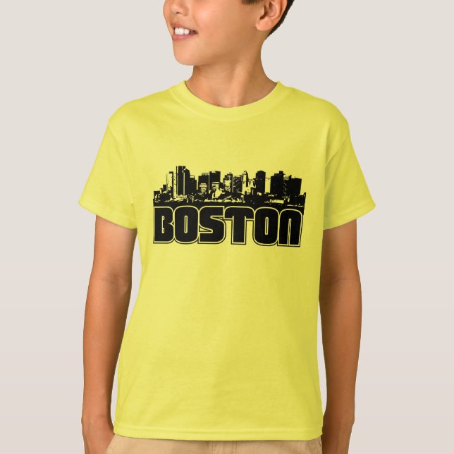 Boston Skyline T-Shirt (Vorderseite)