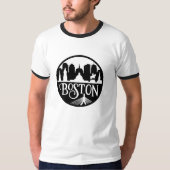 Boston Skyline T-Shirt (Vorderseite)