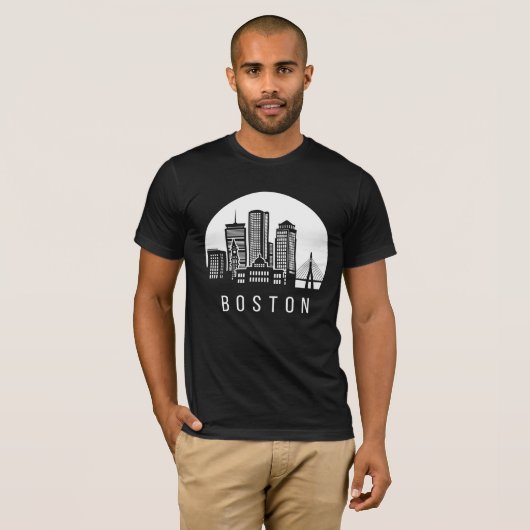Boston Skyline T-Shirt (Vorne ganz)