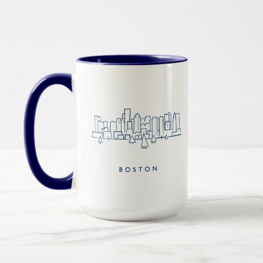 Boston-Skyline Tasse (Links)