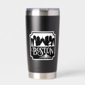 Boston Skyline Thermobecher (Vorderseite)