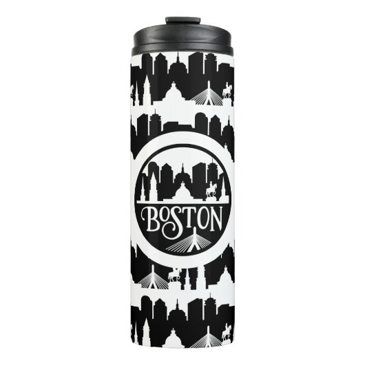Boston Skyline Thermosbecher (Vorderseite)