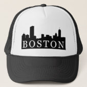 Boston-Skyline Truckerkappe (Vorderseite)
