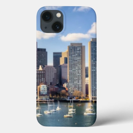 Boston-Skyline von der Ufergegend Case-Mate iPhone Hülle (Rückseite)