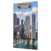 Boston-Skyline von der Ufergegend Klemmbrett (Links)