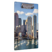 Boston-Skyline von der Ufergegend Klemmbrett (Rechts)