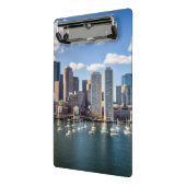 Boston-Skyline von der Ufergegend Mini Klemmbrett (Gewinkelt2)