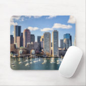 Boston-Skyline von der Ufergegend Mousepad (Mit Mouse)