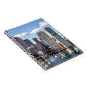 Boston-Skyline von der Ufergegend Notizblock (Rechte Seite)