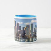 Boston-Skyline von der Ufergegend Tasse (Zentrum)