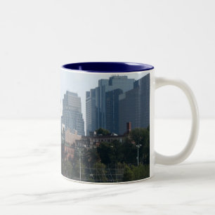 Boston-Skyline Zweifarbige Tasse