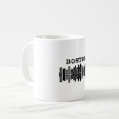 Boston Skyscrapers Gebäude Kaffeetasse (Vorderseite Links)