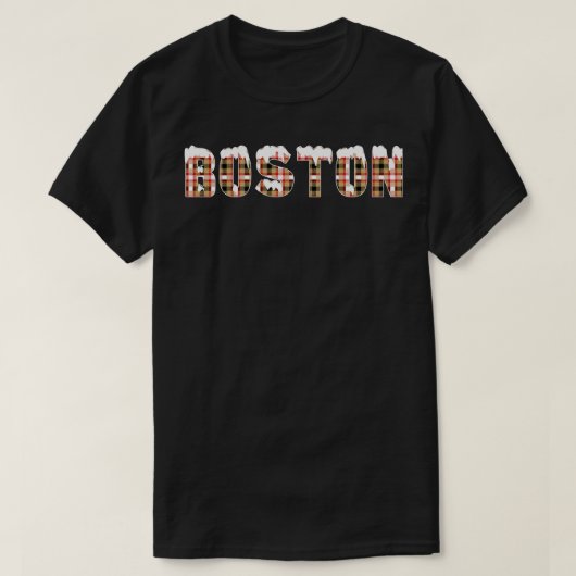 Boston Snow T-Shirt (Design vorne)
