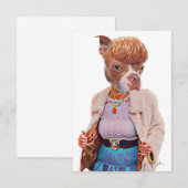 Boston So Extravagante Note Card Dankeskarte (Vorne/Hinten)