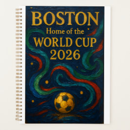 Boston Soccer Art 2026 Football Design Planer