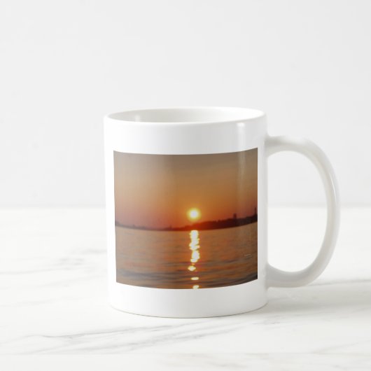 Boston-Sonnenuntergang Kaffeetasse (Rechts)