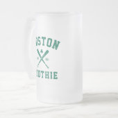 Boston Southie Mattglas Bierglas (Vorderseite Links)