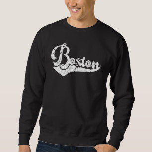 Boston Souvenir Massachusetts Skyline Heimatstadt Sweatshirt